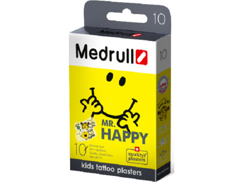 MEDRULL Mr.Happy N10 Αυτοκόλλητα Επιθέματα 10τμχ (202111418) 0033636