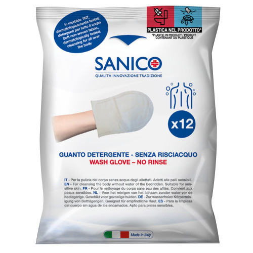 SANICO SA151 ΓΑΝΤΙΑ AQUA TNT ΕΜΠΟΤΙΣΜΕΝΑ ΣΕ ΔΙΑΛΥΜΑ ΚΑΘΑΡΙΣΜΟΥ 0039151