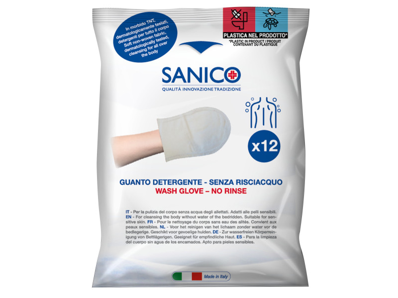 SANICO SA151 ΓΑΝΤΙΑ AQUA TNT ΕΜΠΟΤΙΣΜΕΝΑ ΣΕ ΔΙΑΛΥΜΑ ΚΑΘΑΡΙΣΜΟΥ 0039151