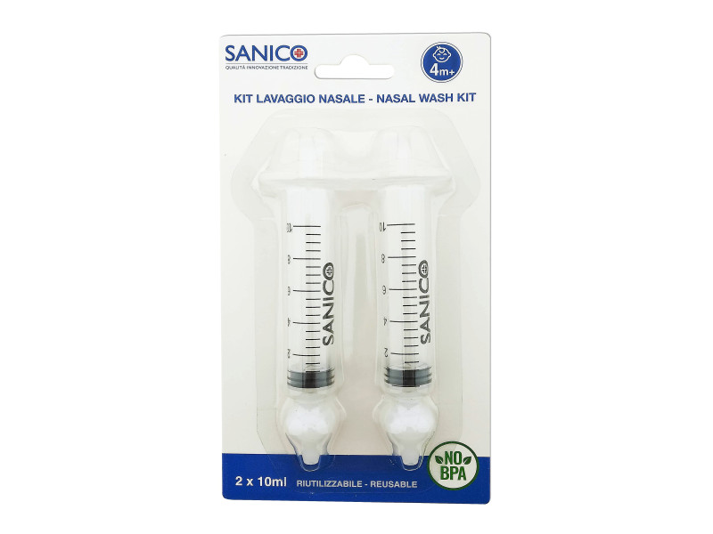 SANICO SA031 KIT Ρυνικών Πλύσεων Συσκευασία 2 τεμαχίων 0040178