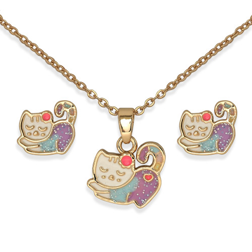 BIOJOUX BJS001 Parure 1 SLEEPY KITTY 0040102