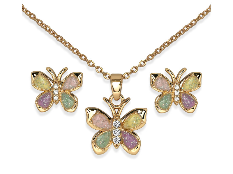 BIOJOUX BJS003 Parure 3 BUTTERFLY 0040104