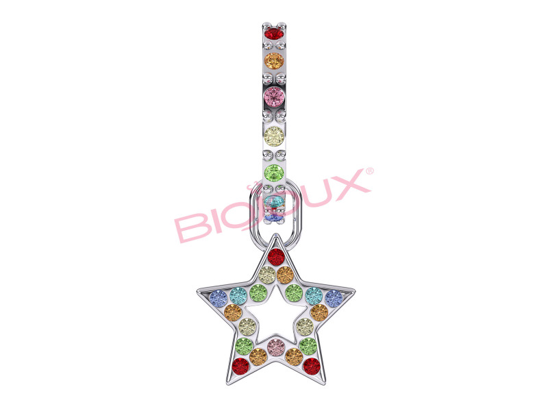 BIOJOUX BJT281 Ginevra 12mm Star 10mm - Medical Steel 316L 0036595