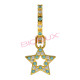 BIOJOUX BJT282 Ginevra Golden 12mm Star 10mm (Ιατρικό Ατσάλι) 0034166