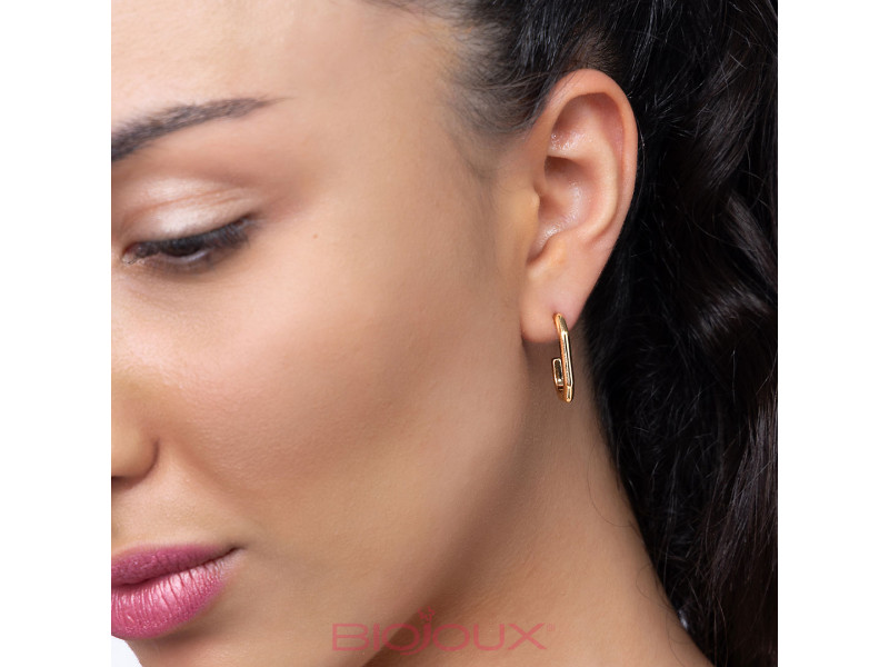 BIOJOUX BJT286 Lidia Golden 12x20mm (Ιατρικό Ατσάλι) 0034170