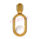 BIOJOUX BJT302 Agnes Golden Pearl 24mm Medical steel 316L GP 0035847