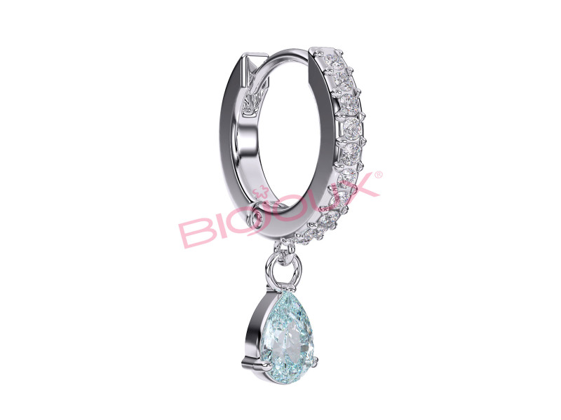 BIOJOUX BJT318 INES  Aqua 24mm ss 0036778