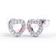 BIOJOUX BJT939 - Trendy White Crystal Open Heart 7mm 0011935