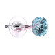 BIOJOUX BJT945 - Trendy Crystal Swarovski Aquamarine 4mm 0011941