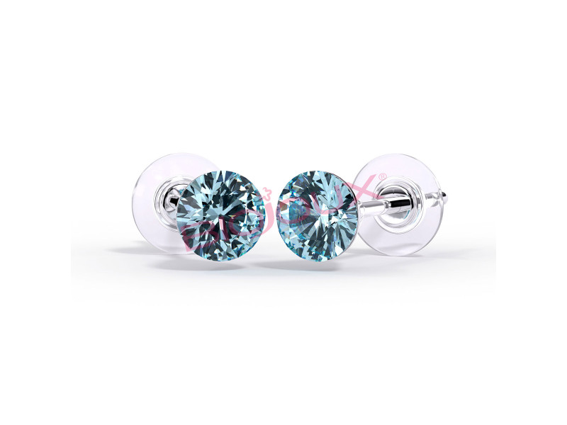 BIOJOUX BJT945 - Trendy Crystal Swarovski Aquamarine 4mm 0011941