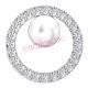 BIOJOUX BJT985 - Pearl In Crystal Circle 14MM 0028518