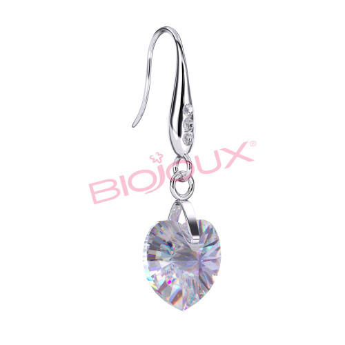 BIOJOUX BJT989 - Swarovski Crystal Heart Dangle 14MM 0028519