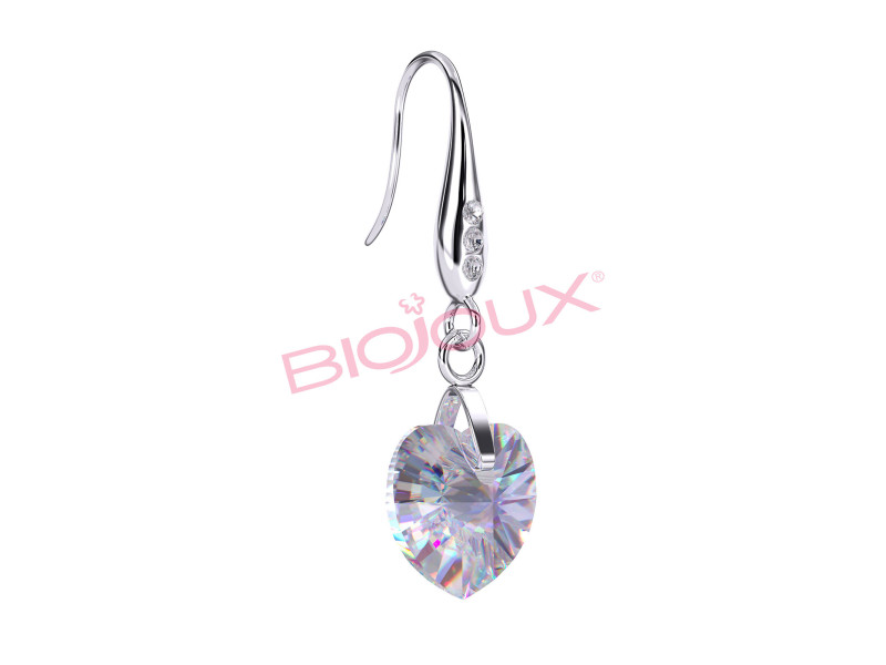 BIOJOUX BJT989 - Swarovski Crystal Heart Dangle 14MM 0028519