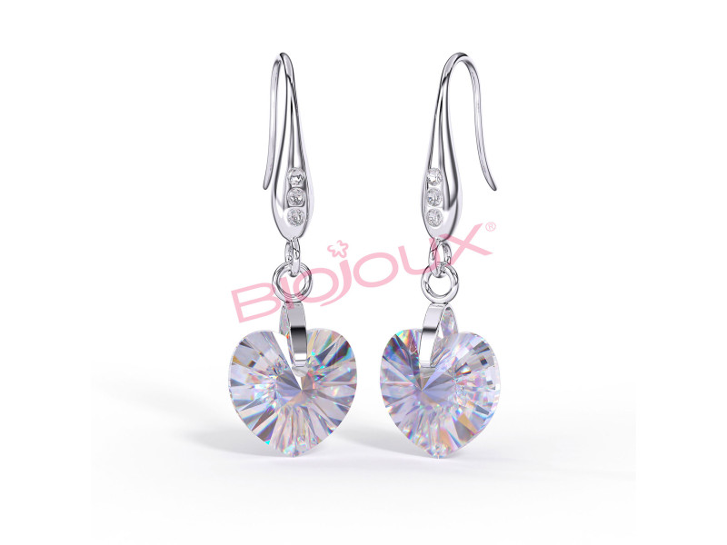 BIOJOUX BJT989 - Swarovski Crystal Heart Dangle 14MM 0028519