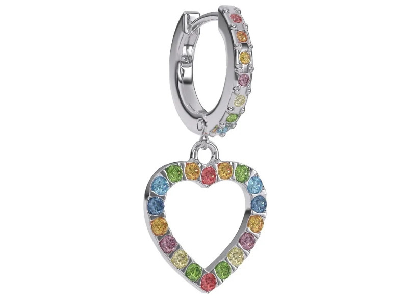 BIOJOUX BJT345 BALI multicolor crystals Medical steel 316L 0038699