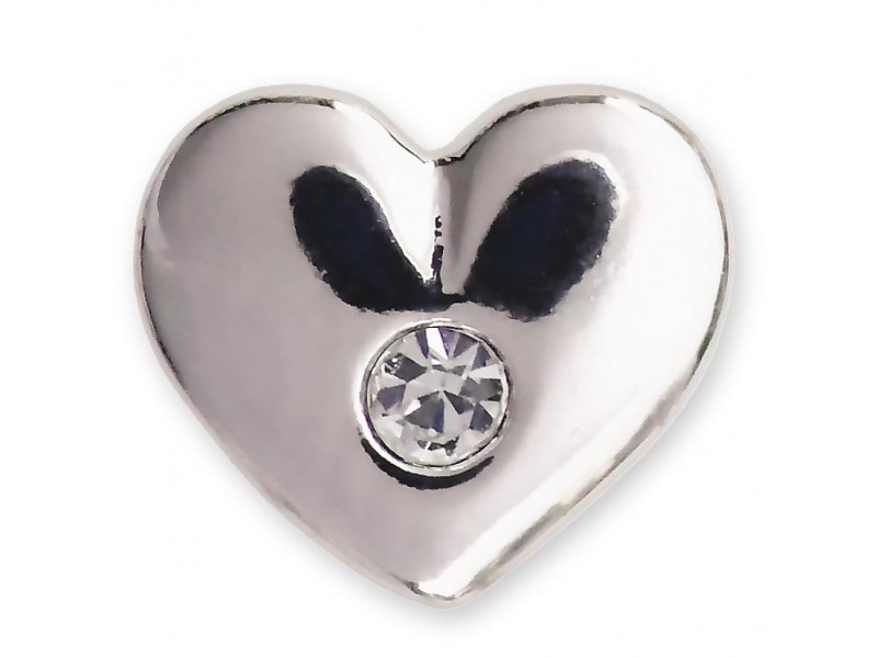 BIOJOUX BJT965 Heart W/Swarovski Crys 8 MM 0028493