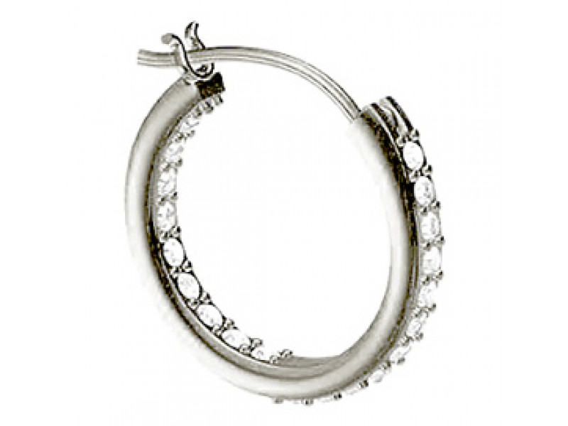 BIOJOUX BJT992 - Crystal Hoop 14MM 0028522